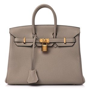 Hermes Birkin Togo 40 Gris Asphalt
